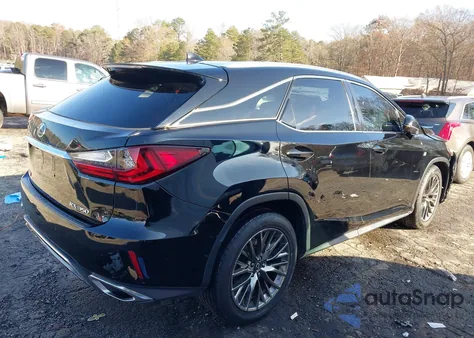 2017 Lexus Rx 350 F Sport z USA, uszkodzony, nr VIN 2T2BZMCA9HC108592